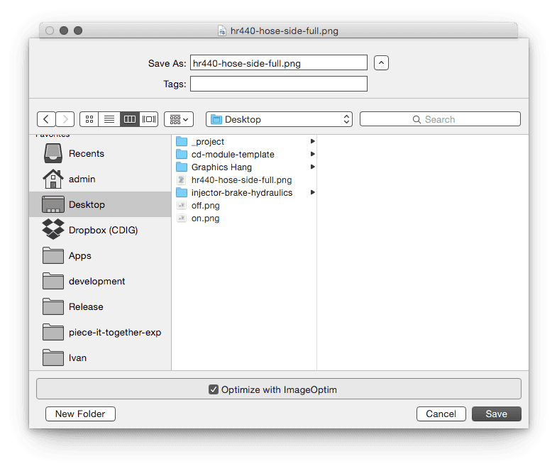 Yes, this image of ImageAlpha was compressed with ImageAlpha. Save with ImageAlpha